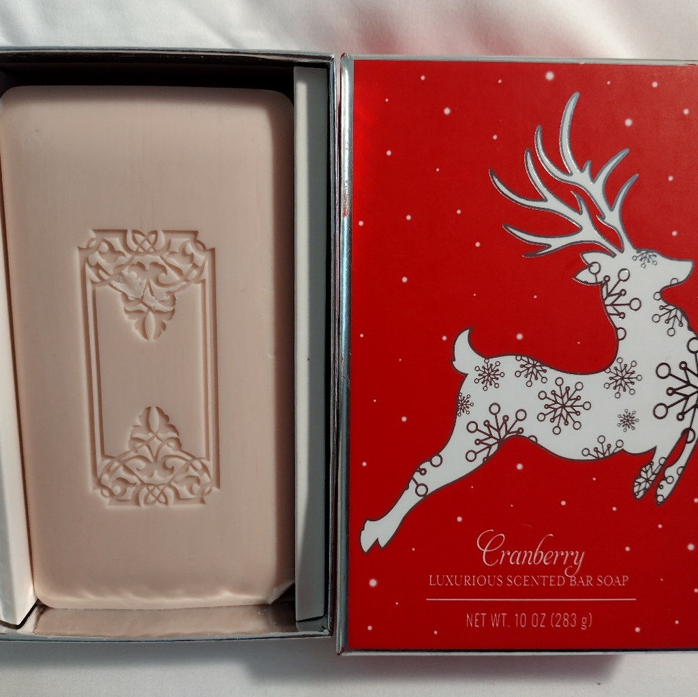 LUXURIOUS CRANBERRY BAR SOAP - 10 OZ